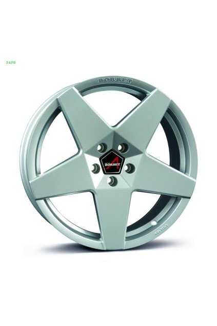 Disk Borbet A 8.5x19 ET45 5x114.3 briliantovo strieborny