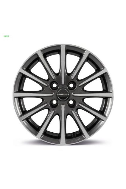 Disk Borbet BL4 6.5x15 ET45 4x100 mistral anthrazit-lesteny