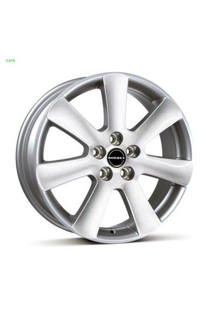Disk Borbet CA 7x16 ET38 5x100 kristalovo strieborny