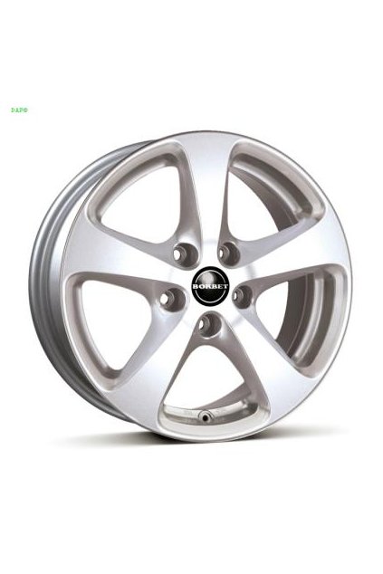 Disk Borbet CC 7x17 ET50 5x120 kristalovo strieborny