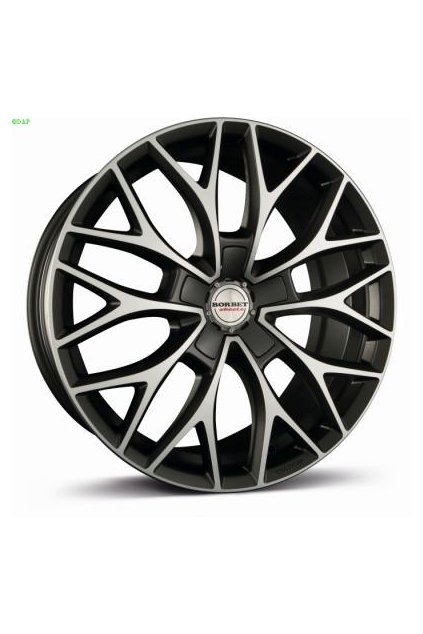 Disk Borbet DY 8.5x19 ET38 5x115 dark grey polished matt
