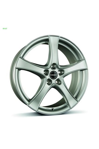 Disk Borbet F2 5.5x14 ET35 4x98 briliantovo strieborny