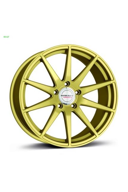 Disk Borbet GTX 8.5x20 ET35 5x120 gold matt