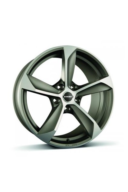 Disk Borbet S 8.5x19 ET40 5x114.3 grafit lesteny matt