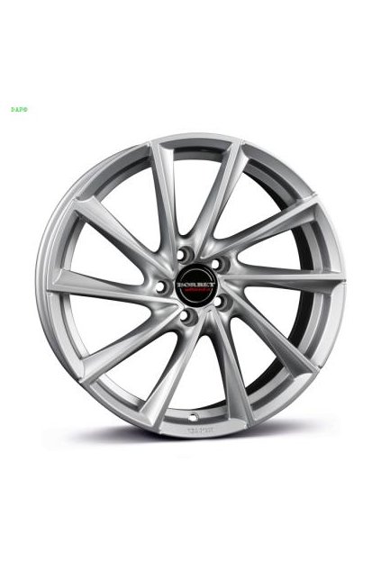 Disk Borbet VTX 8x18 ET38 5x115 briliantovo strieborny