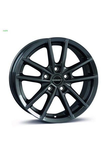 Disk Borbet W 7x17 ET48 5x112 mistral anthracite leskly