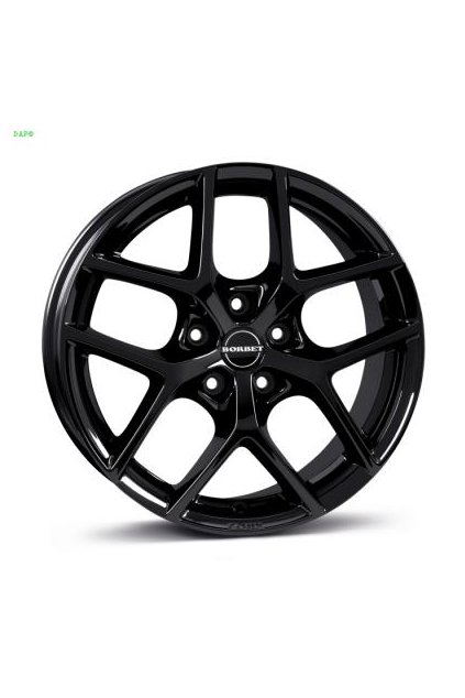 Disk Borbet Y 7,0x16 ET38 5x100 cierny leskly