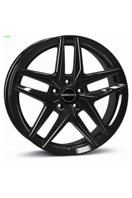 Disk Borbet Z 7x17 ET49 5x112 cierny leskly