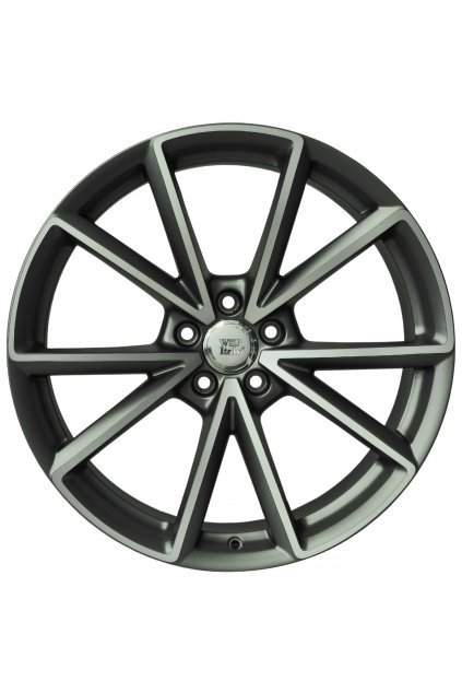 WSP AUDI AIACE 8.0x19.0 ET49 5x112 ANTHRACITE POLISHED