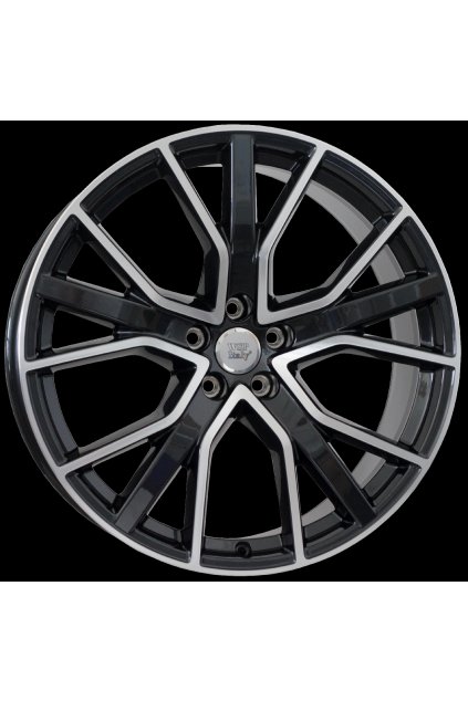 WSP AUDI ALICUDI 8.5x20.0 ET43 5x112 GLOSSY BLACK POLISHED