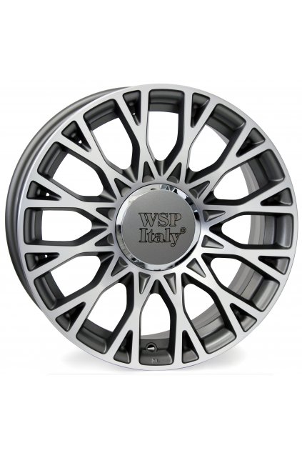 WSP FIAT GRACE 6.0x15.0 ET35 4x98 ANTHRACITE POLISHED