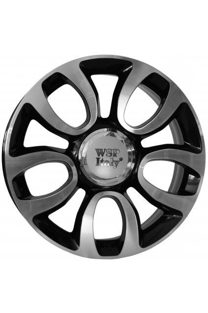 WSP FIAT ERCOLANO 7.0x17.0 ET41 5x98 GLOSSY BLACK POLISHED
