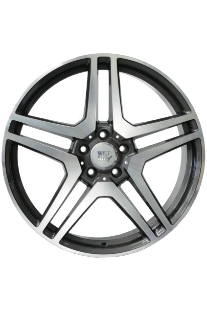 WSP MERCEDES AMG Vesuvio 8.0x18.0 ET50 5x112 ANTHRACITE POLISHED