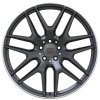 WSP MERCEDES ERIS 10.0x21.0 ET28 5x112 DULL BLACK R POLISHED