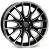 WSP MINI RIVERS 7.0x18.0 ET52 4x100 GLOSSY BLACK POLISHED