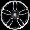 WSP MINI AMSTEL 8.0x19.0 ET57 5x112 GLOSSY BLACK POLISHED