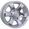 WSP TOYOTA YOKOHAMA PRADO 7.5x17.0 ET30 6x139.7                        SILVER POLISHED