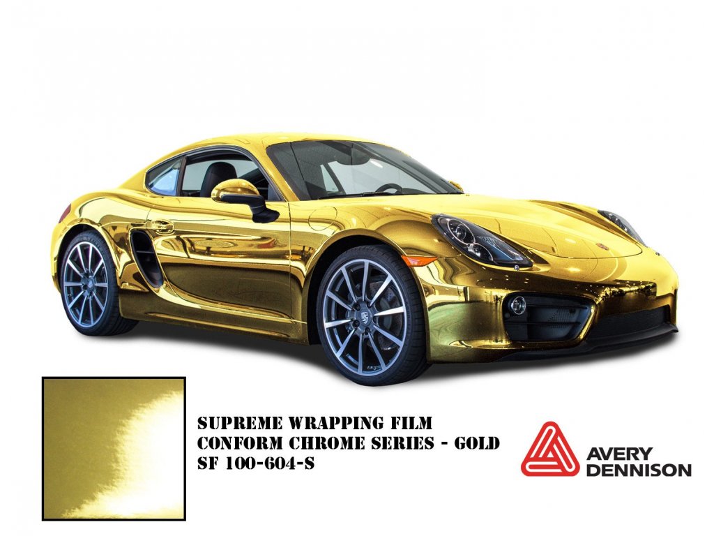 Avery Dennison® Conform Chrome Autofolie Gold