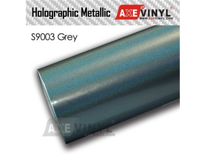S9003 Grey Gloss Flip Psychedelic HOLOGRAPHIC METALLIC FILM