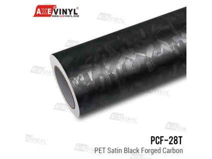 Pet Satin Black Forged Carbon