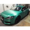 Grafiwrap autofólie světle zelený broušený hliník s kanálky