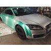Grafiwrap autofólie světle zelený broušený hliník s kanálky
