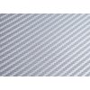GrafiWrap – stříbrná 3D karbonová fólie bez kanálků  3D karbonová autofólie – stříbrná