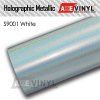 S9001 White Gloss Flip Psychedelic HOLOGRAPHIC METALLIC FILM