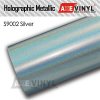 s9002 Silver Gloss Flip Psychedelic HOLOGRAPHIC METALLIC FILM