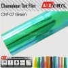 CHF 07 Green AXEVINYL Transparent Chameleon Headlight Tint Film