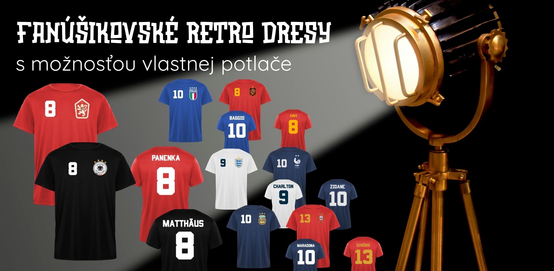 Fanúšikovské retro dresy