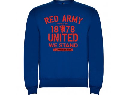 Pánska mikina Red Army, kráľovsky modrá