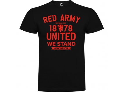 Pánske tričko Manchester red army, čierne