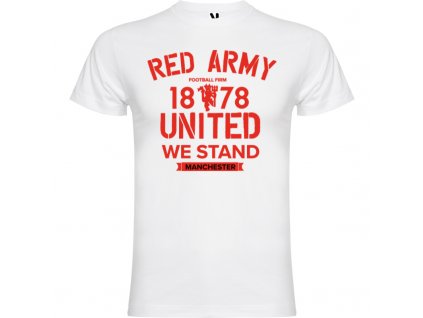 Pánske tričko Manchester red army, biele
