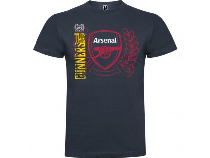 Pánske tričko Arsenal retro, tmavo sivé