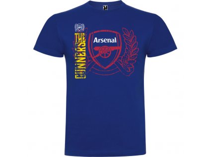Pánske tričko Arsenal retro, kráľovsky modré
