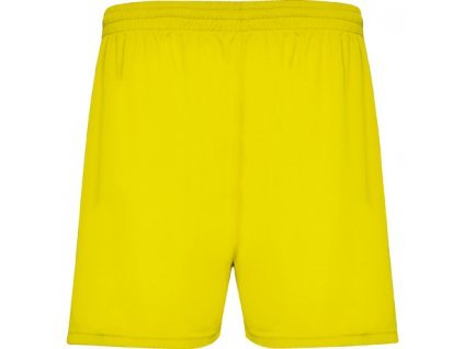 Futbalové šortky Calcio, žltá, veľkosť L