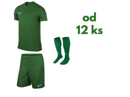 Futbalová sada Nike Park VI pre celé mužstvo, od 12 ks, zelená
