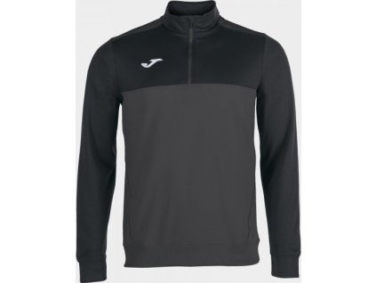 Tréningová mikina 1/2 ZIP WINNER DARK GREY-BLACK