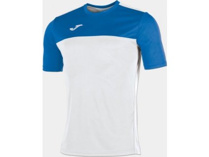 Futbalový dres S/S T-SHIRT WINNER WHITE-ROYAL BLUE