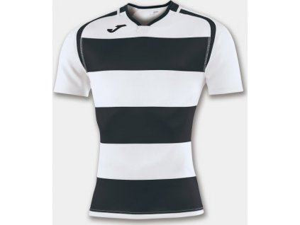 Futbalový dres T-SHIRT PRORUGBY II BLACK-WHITE S/S