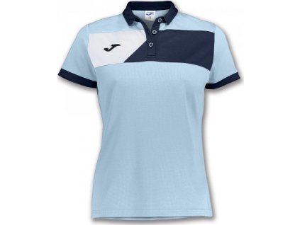 Polokošeľa POLO CREW II S/S SKYBLUE-NAVY WOMAN