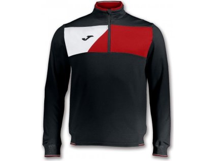 Mikina CREW II BLACK-RED