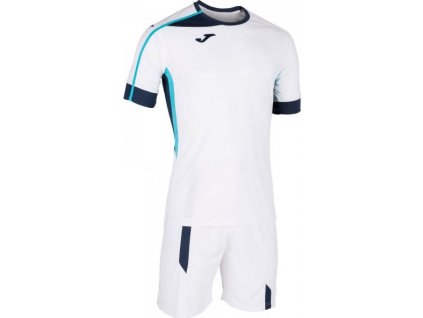 Futbalový set dres + šortky ROMA II SET WHITE-DARK NAVY S/S