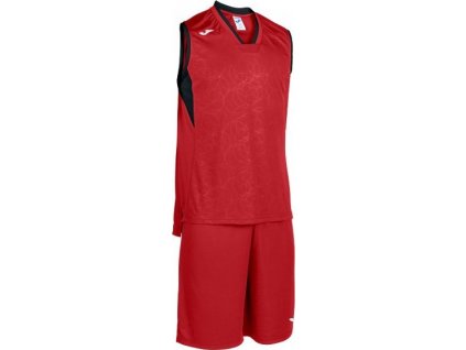 Basketbalový set CAMPUS SET BASKET RED-BLACK SLEEVELES