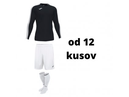 Futbalová sada Joma Academy s dlhým rukávom pre mužstvo, od 12 kusov, ?ierna / biela