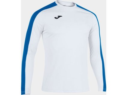 Dres ACADEMY T-SHIRT WHITE-ROYAL L/S (Veľkosť 6XS/5XS)