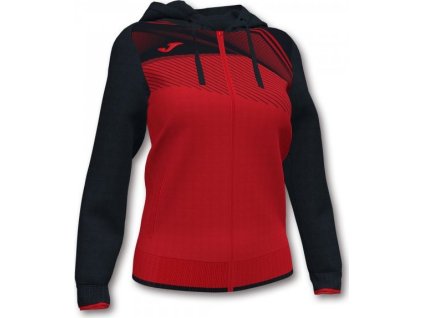 Dámska mikina SUPERNOVA II HOODIE JACKET RED-BLACK