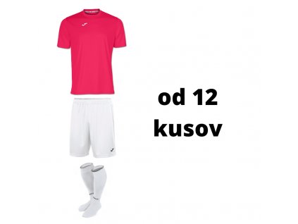 Futbalová sada Joma Combi, od 12 kusov, ružová / biela