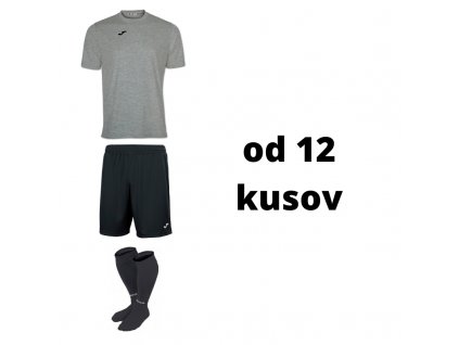 Futbalová sada Joma Combi, od 12 kusov, svetlá sivá / ?ierna